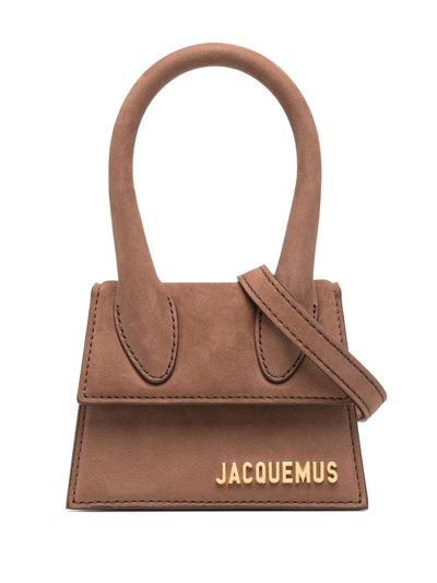 Shop Jacquemus Le Chiquito Mini Tote Bag In Brown