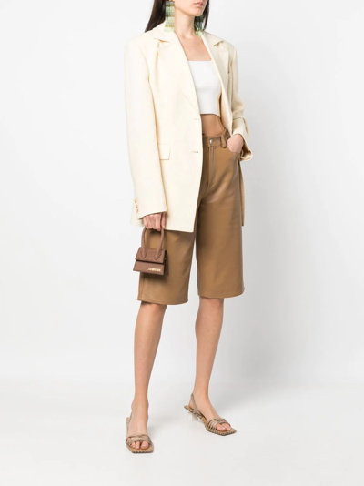 Jacquemus Le Chiquito Mini Tote Bag In Brown