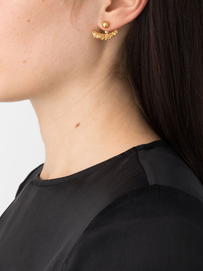 Alighieri Shooting Star 24k Gold-plated Ear Jacket Earrings In Gold