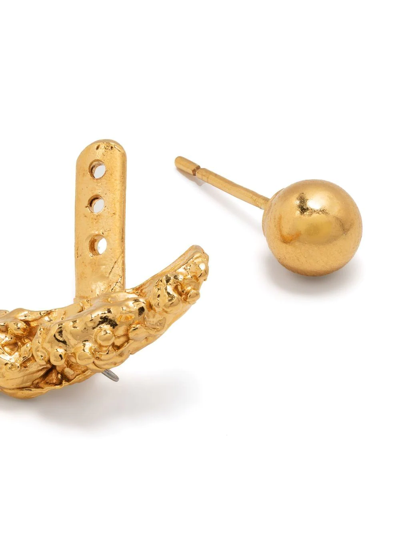 Alighieri Shooting Star 24k Gold-plated Ear Jacket Earrings In Gold