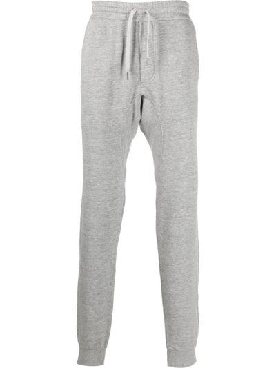 Shop Tom Ford Drawstring Track Pants In Grey