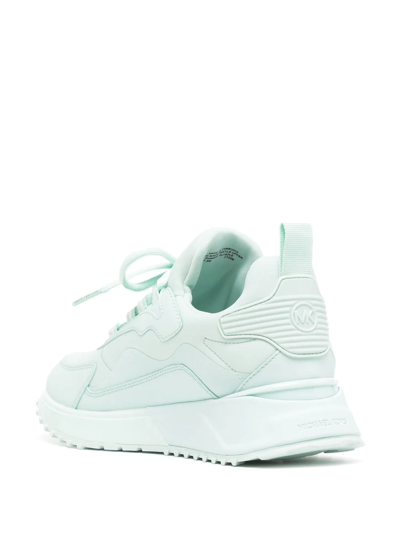 Michael Michael Kors Theo Sport Low-top Sneakers In Green