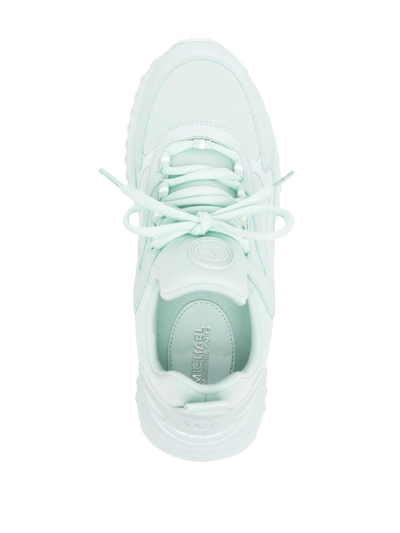 Michael Michael Kors Theo Sport Low-top Sneakers In Green