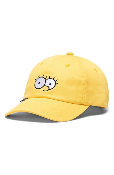Shop Herschel Supply Co X The Simpsons Sylas Classics Cotton Twill Baseball Cap In Lisa Simpson
