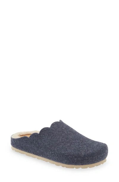 Shop Toni Pons Laos Faux Fur Wool Blend Slipper In Blau Blue