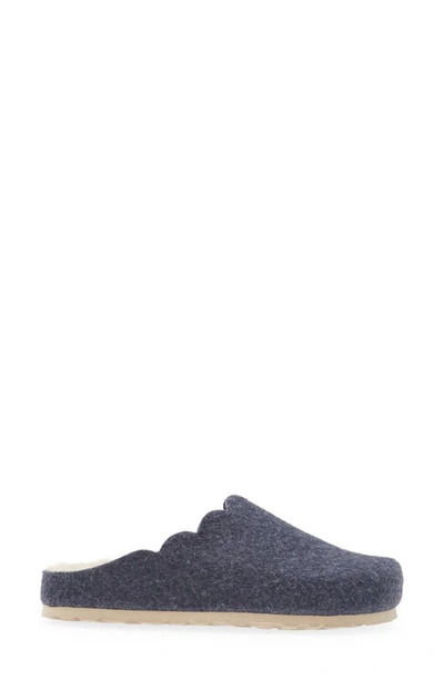 Toni Pons Laos Faux Fur Wool Blend Slipper In Blau Blue