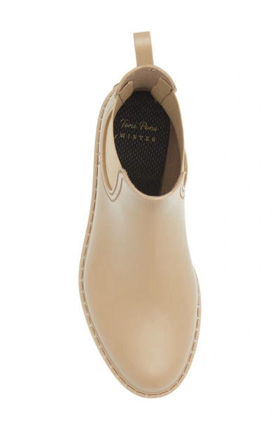 Toni Pons Coney Waterproof Chelsea Rain Boot In Beige