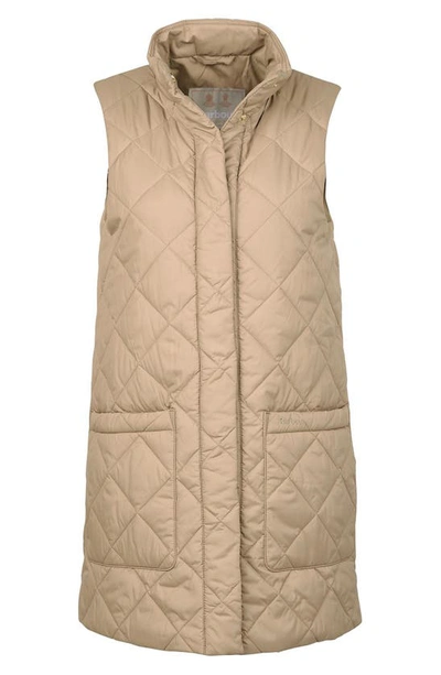 Shop Barbour Cosmia Quilted Liner Vest In Rosewood