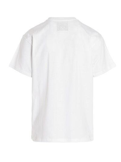 Shop Moschino Teddy Mirror T-shirt In White