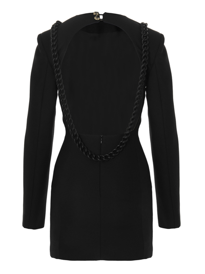 Shop Giuseppe Di Morabito Chain Detail Dress In Black