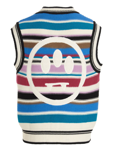 Shop Barrow Logo Embroidery Vest In Multicolor