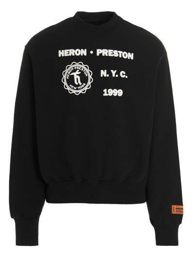 Shop Heron Preston Medieval Sweatshirt In Black