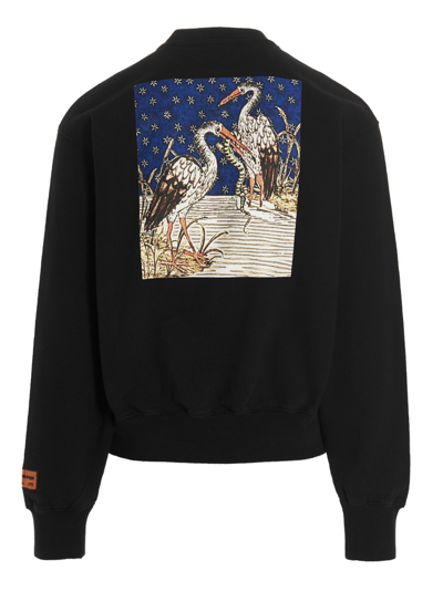 Shop Heron Preston Medieval Sweatshirt In Black