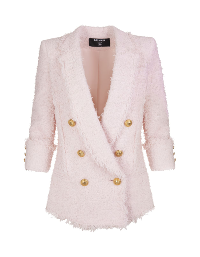 Blazer long 2024 rose poudré