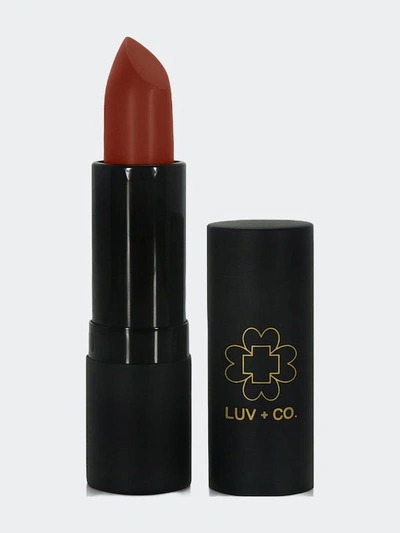 Shop Luv+co Moisturizing Lipstick In Brown