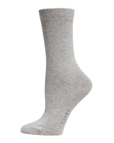 Shop Falke Family Sustainable Socks In Light Grey
