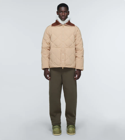 Moon Boot Icon Low Nylon Snow Boots In Khaki