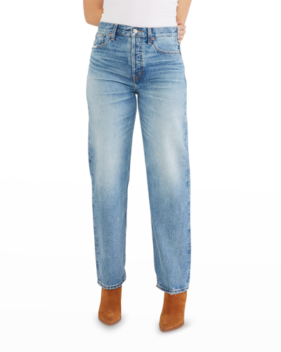 Shop Etica Tyler Vintage Straight-leg Faded Jeans In North Shore