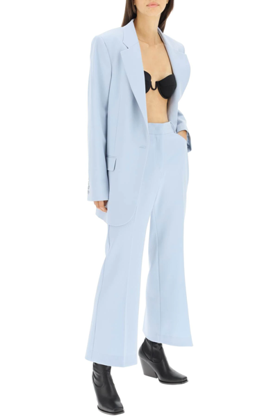 Stella Mccartney Wired Satin Bra Top In Black