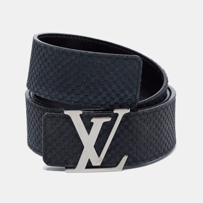 Louis Vuitton Mini Damier Ebene LV Initiales Belt 90CM