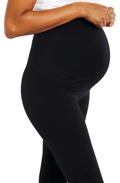 Shop A Pea In The Pod Seamless Compression Maternity Leggings In Black