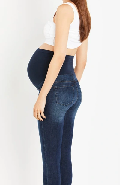 Shop Articles Of Society Skinny Leg Maternity Jeans In Cougar