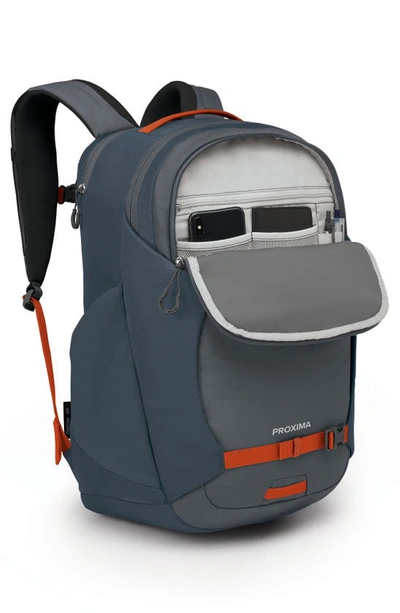 Shop Osprey Proxima 30-liter Campus Backpack In Tungsten Grey / Blue