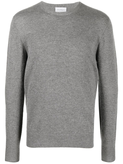 Shop Ferragamo Salvatore  Men's Grey Cashmere Sweater