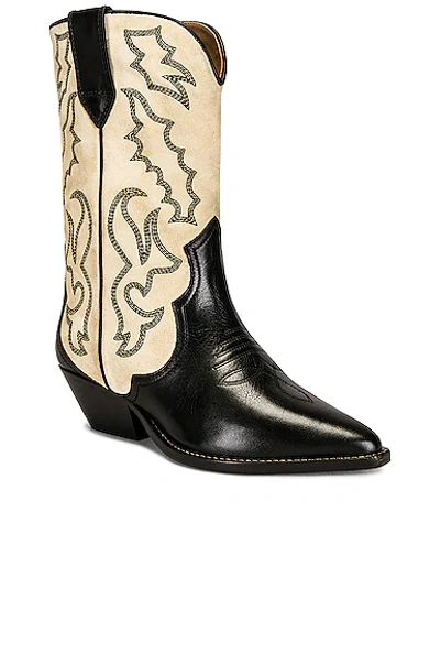 Isabel Marant Duerto Leather Cowboy Boots In Multi