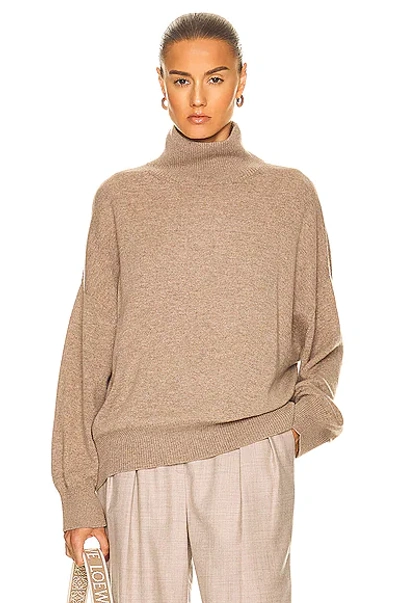 Loulou Studio Murano Cashmere Turtleneck Sweater In Beige | ModeSens