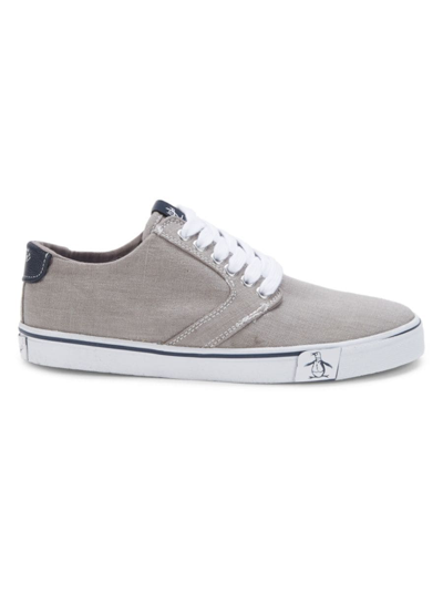 Shop Original Penguin Men's Armstrong Lace-up Sneakers In Grey