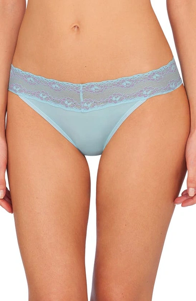 Shop Natori Bliss Perfection Thong In Clear/ Grap