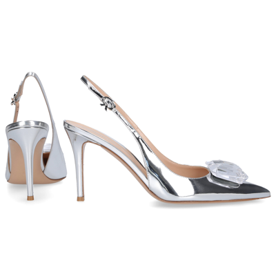 Gianvito Rossi With Heel Silver In Grey