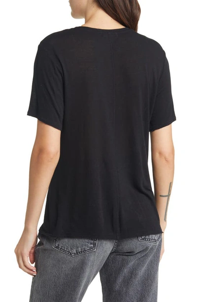 Shop Rag & Bone Michal Stripe T-shirt In Black