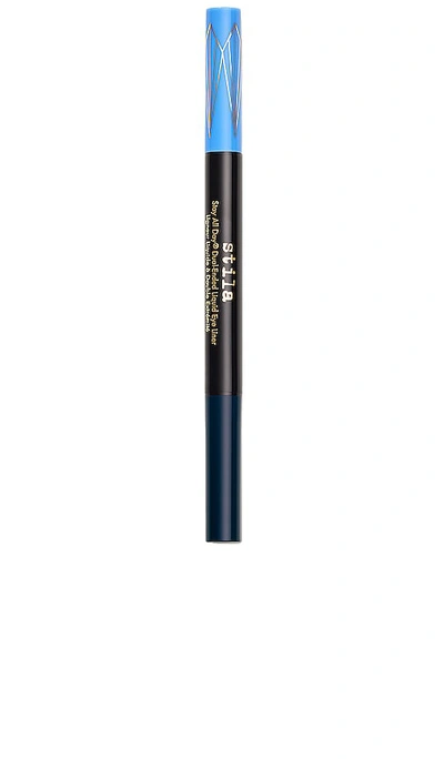 Stila All Day Dual-ended Liquid Eye Liner In Periwinkle,midnight