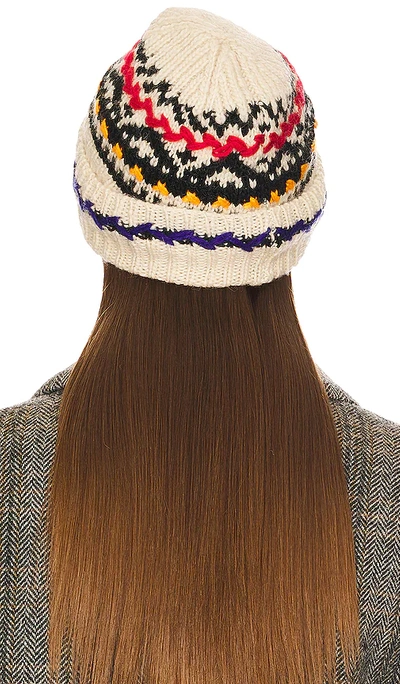 Isabel Marant Gael Crafty Wool Blend Beanie In Ecru