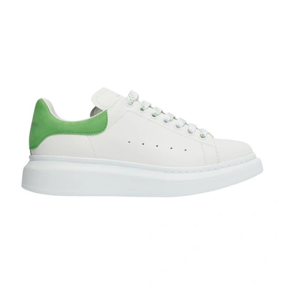 Shop Alexander Mcqueen Oversize Sneakers In White Acid Green