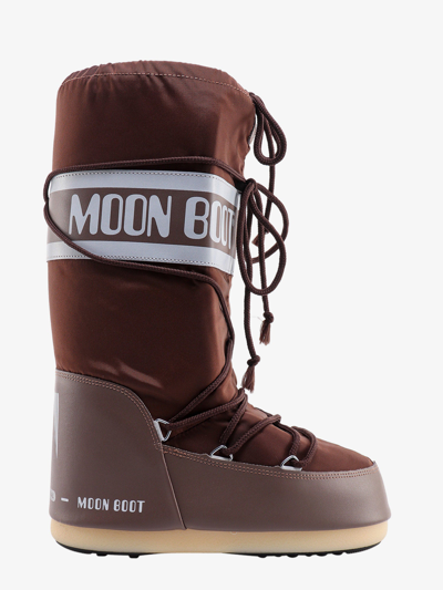 Shop Moon Boot Iconic In Brown