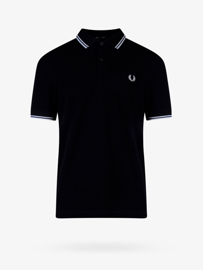 Shop Fred Perry Polo Shirt In Black