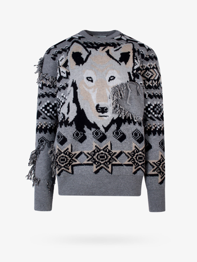 Shop Etro Sweater In Grey