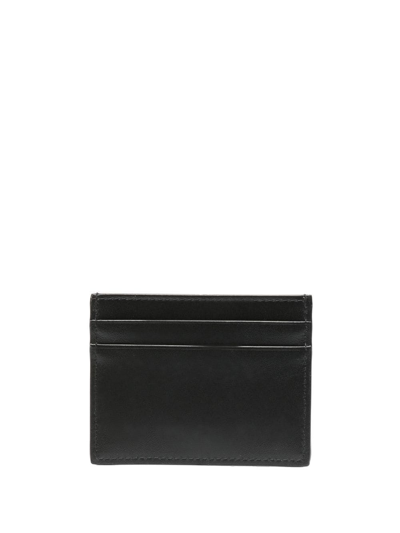 Shop Dolce & Gabbana Dg-logo Leather Card Holder In Schwarz