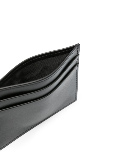 Shop Dolce & Gabbana Dg-logo Leather Card Holder In Schwarz