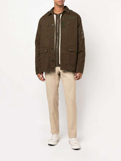 Shop Zadig & Voltaire Kido Multi-pocket Jacket In Grün