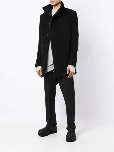 Boris Bidjan Saberi Single-breasted Wool Jacket In Black