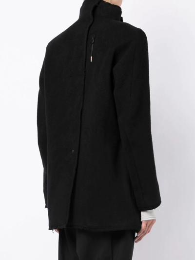 Boris Bidjan Saberi Single-breasted Wool Jacket In Black