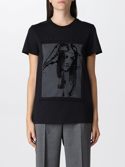Shop Max Mara T-shirt  Woman Color Black