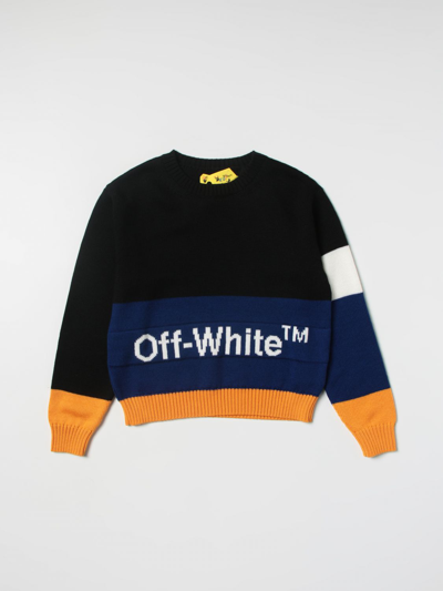 毛衣 OFF-WHITE KIDS 儿童 颜色 黑色