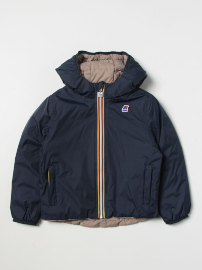 Shop K-way Jacket  Kids Color Navy