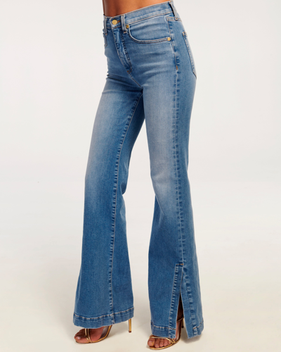 Shop Ramy Brook Tyra High Waisted Flare Jean In Light Wash