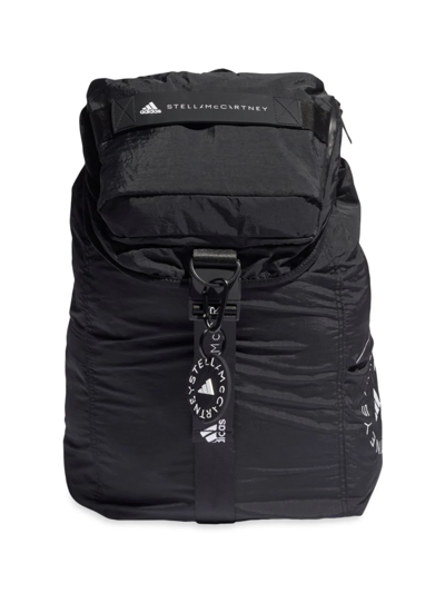 Shop Adidas By Stella Mccartney Asmc Nylon Backpack In Black
